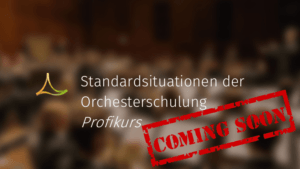 Standardsituationen der Orchesterschulung - Profikurs